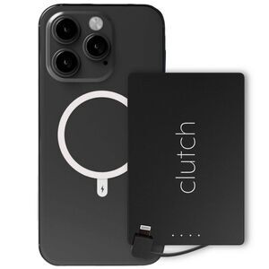 Open Box - Clutch -  Pro Lightning 5000mAh Ultra Thin Magnetic P Black